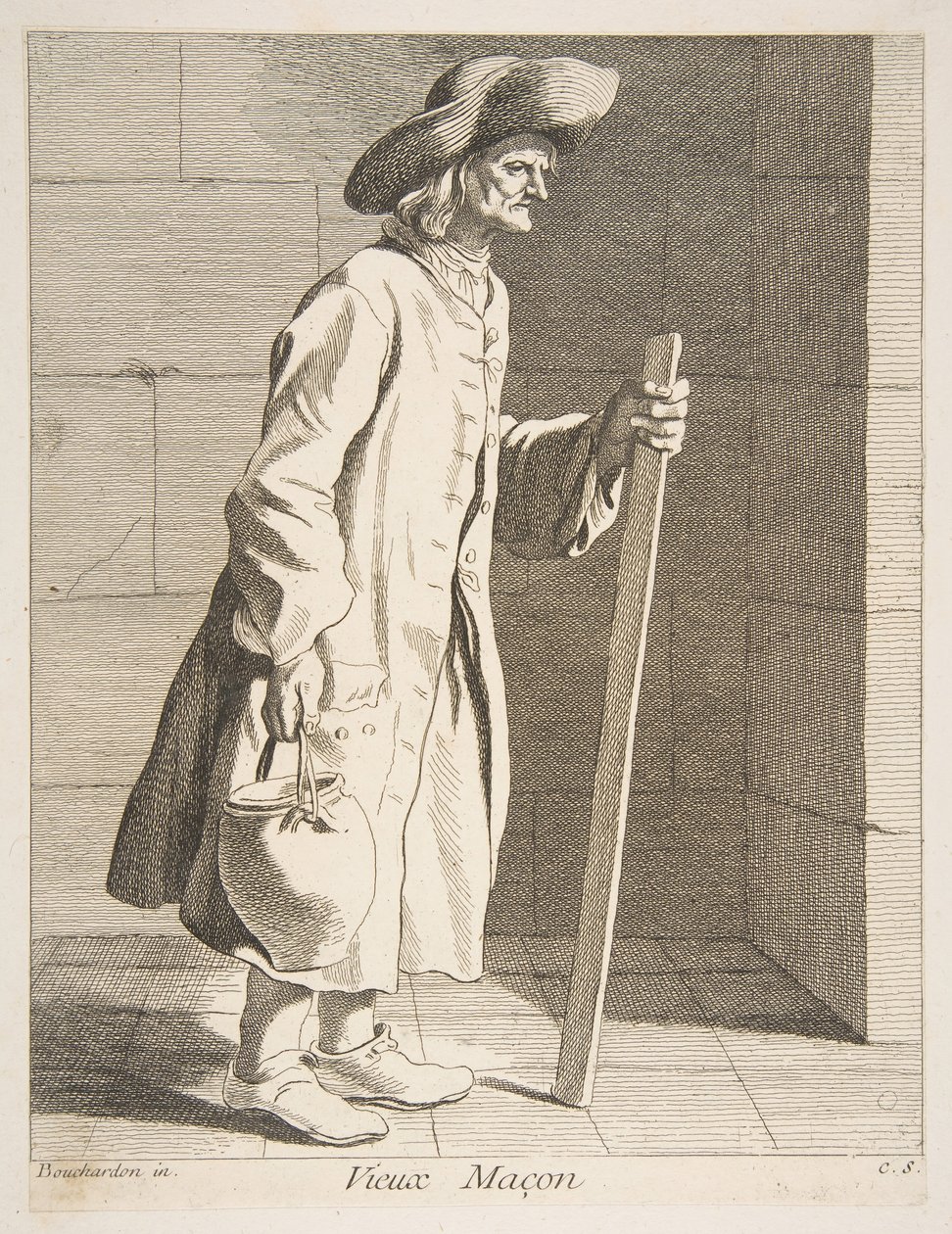 Öreg kőműves, 1737. alkotó: Anne Claude Philippe de Caylus