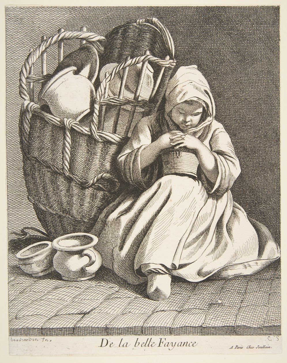 Fazekas házaló, 1738. alkotó: Anne Claude Philippe de Caylus