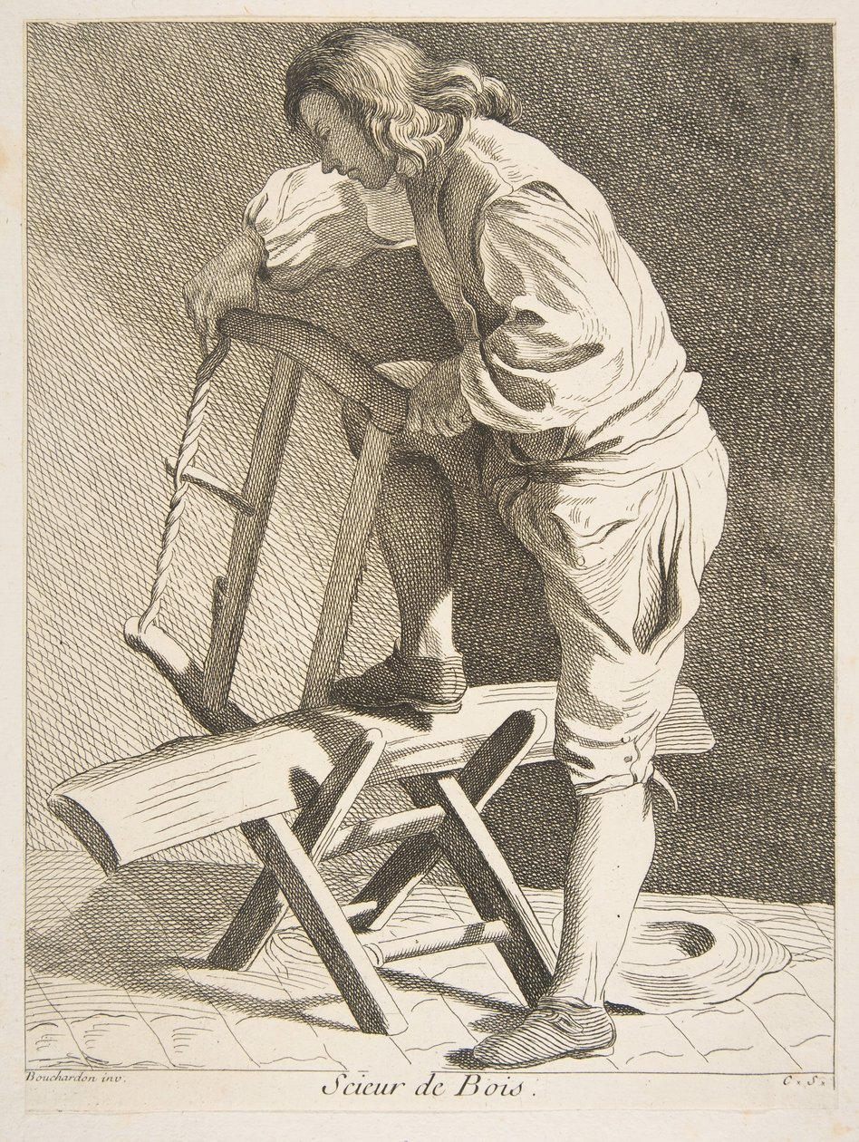 Favágó, 1742. alkotó: Anne Claude Philippe de Caylus