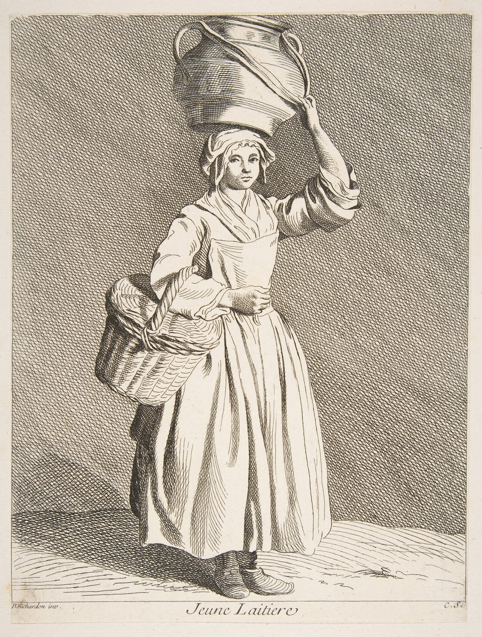 Fiatal tejeslány, 1737. alkotó: Anne Claude Philippe de Caylus