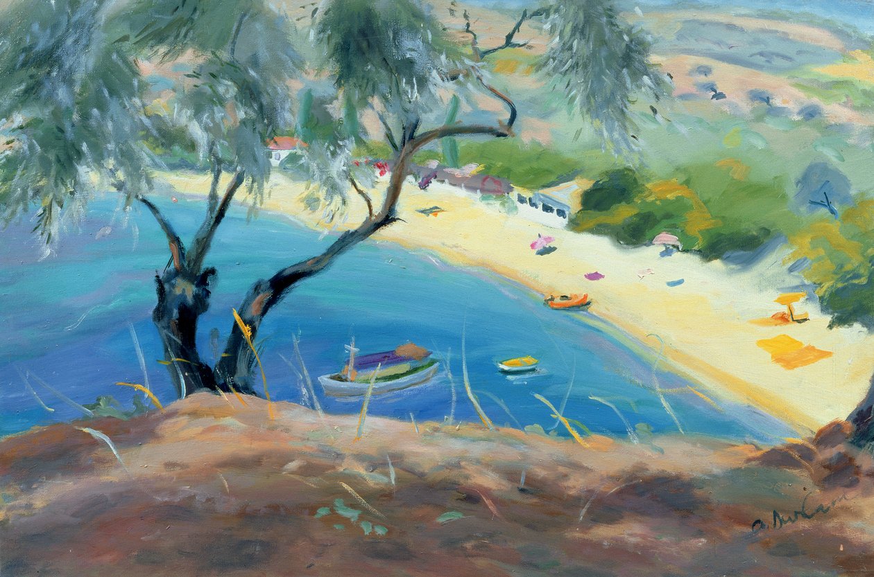 Achladies Bay, Skiathos, Görögország, 1985 alkotó: Anne Durham