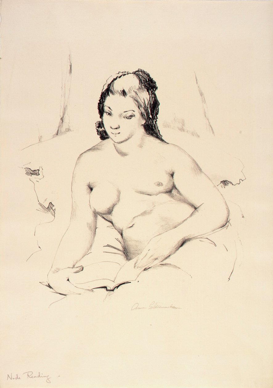 Akt olvasás alkotó: Anne Goldthwaite