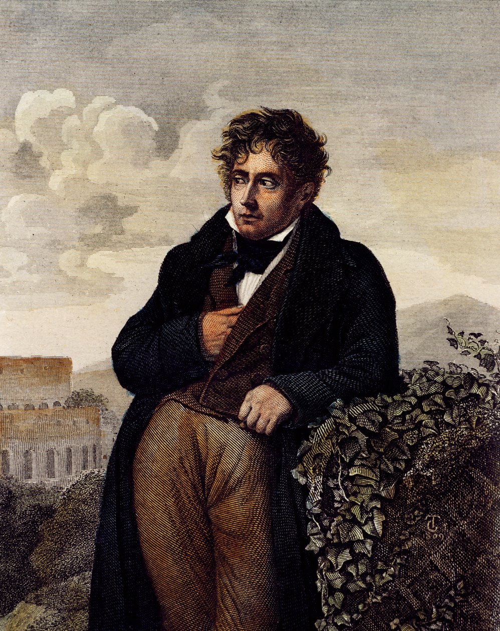 Francois-Rene de Chateaubriand portréja (Saint-Malo alkotó: Anne Louis (after) Girodet de Roucy Trioson