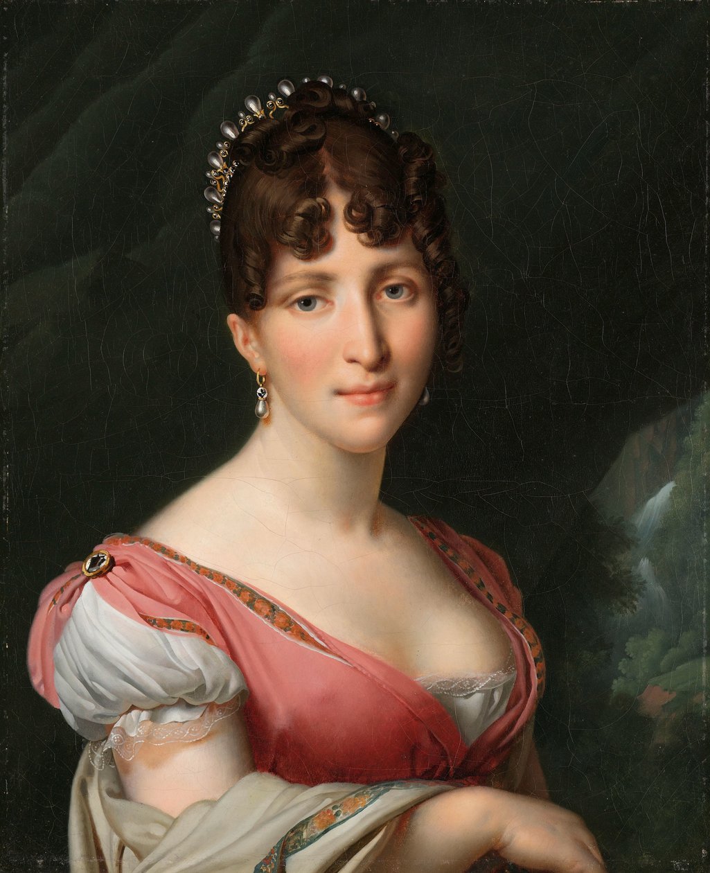 Hortense de Beauharnais holland királynő portréja Hortense de Beauharnais (1783-1837), holland királynő, Lajos Napóleon király feleségének portréja alkotó: Anne Louis Girodet Trioson