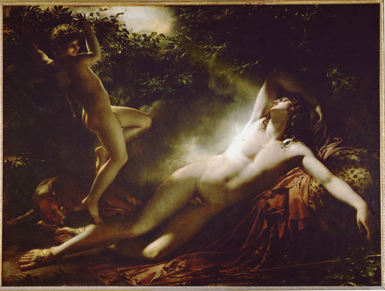 Endymion, holdhatás ... alkotó: Anne Louis Girodet de Roucy-Trioson