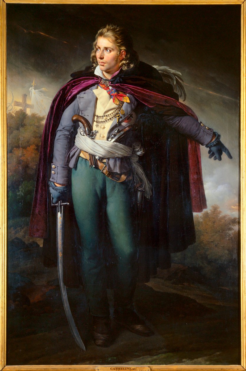 Jacques Cathelineau (1759-1793) generalissime Vendeen portréja alkotó: Anne Louis Girodet de Roucy Trioson