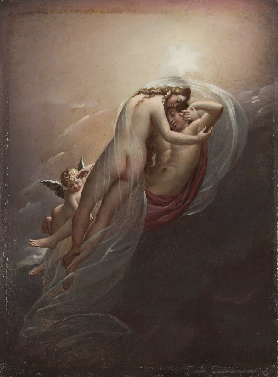 Aurora és Cephalus, 1810 körül. alkotó: Anne Louis Girodet de Roucy Trioson