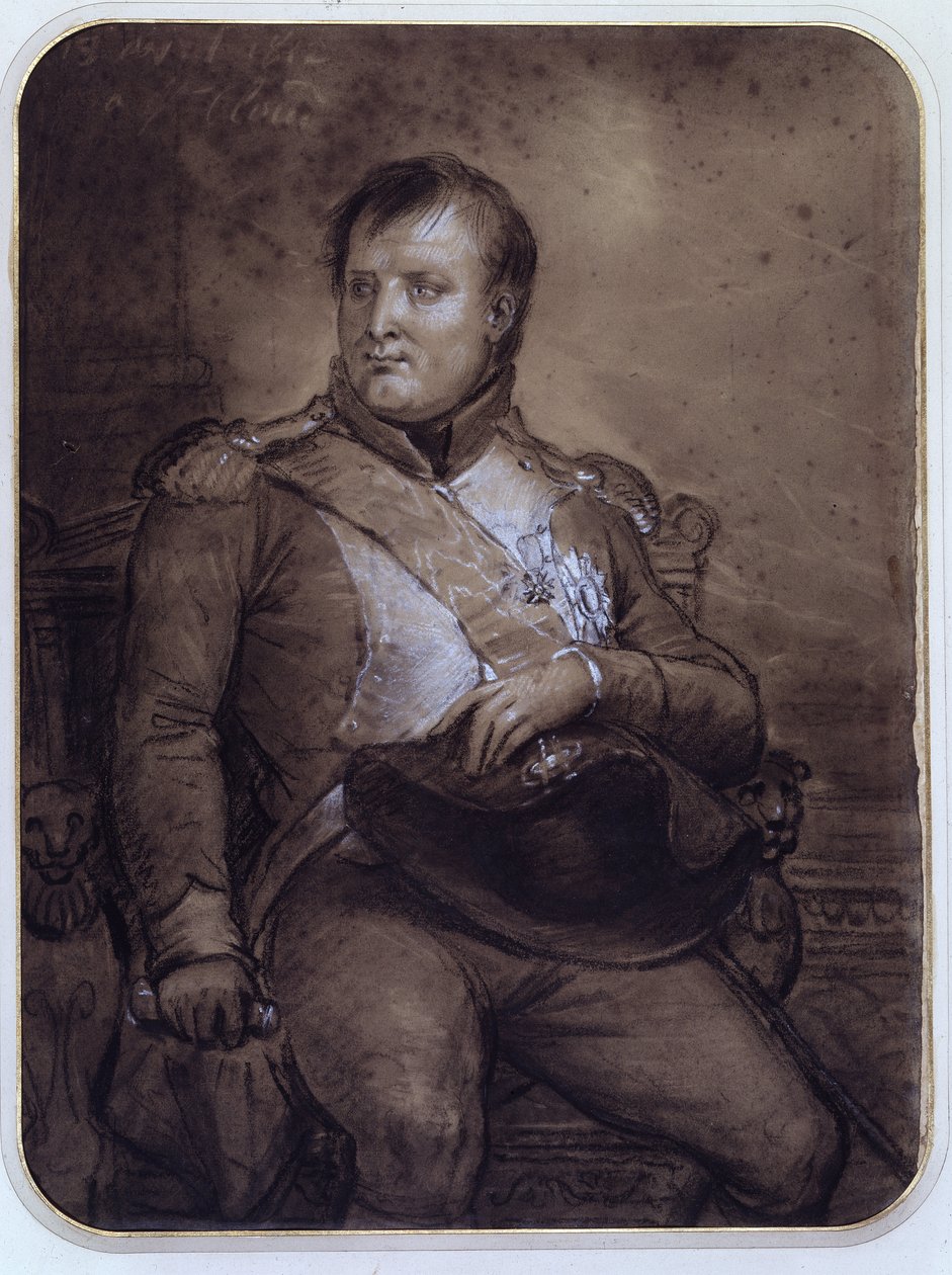 I. Napóleon Saint-Cloudban, 1812 alkotó: Anne Louis Girodet de Roucy Trioson