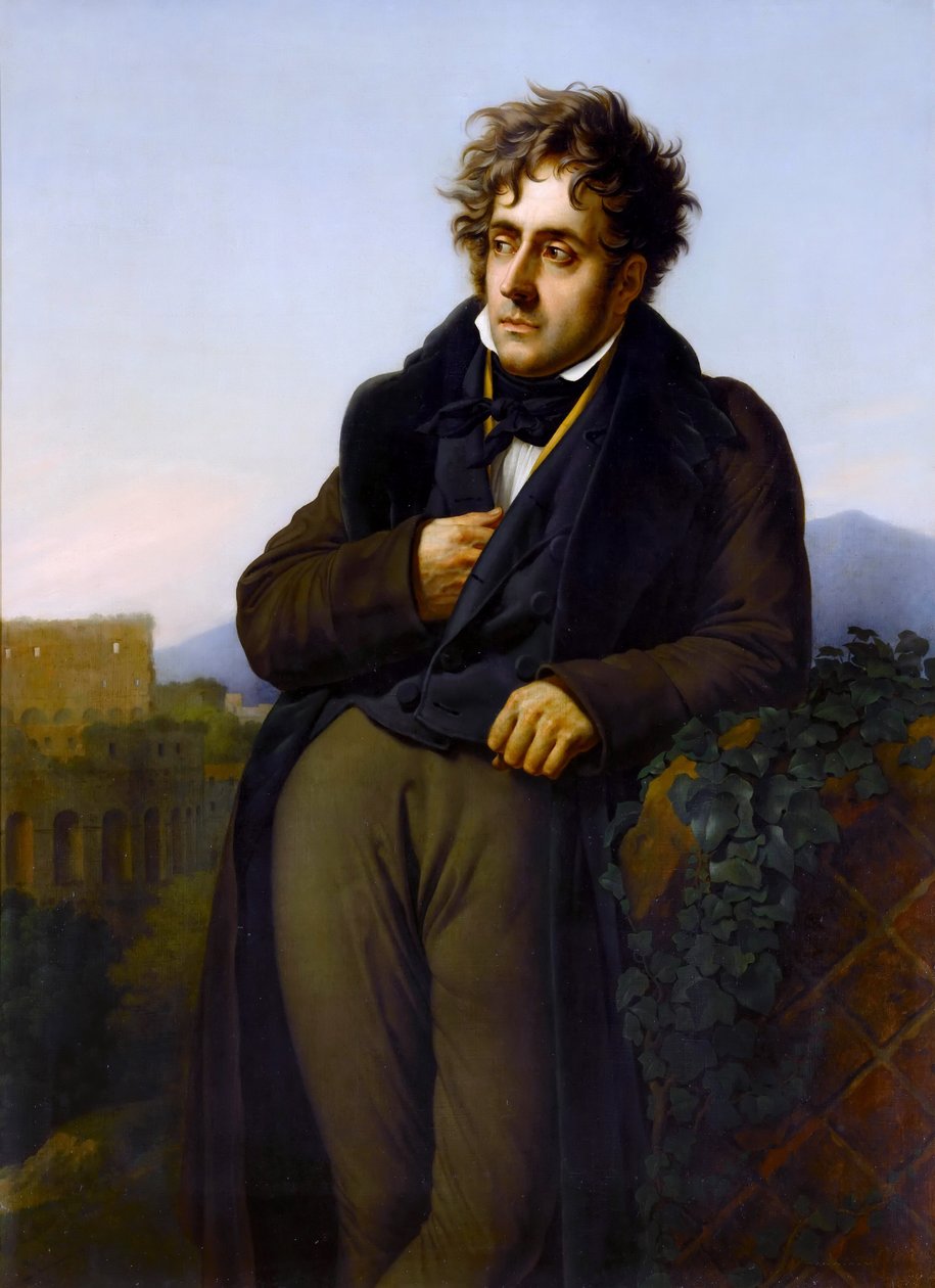 François-René portréja, Chateaubriand vikomtja 1768-1848 alkotó: Anne Louis Girodet de Roucy Trioson