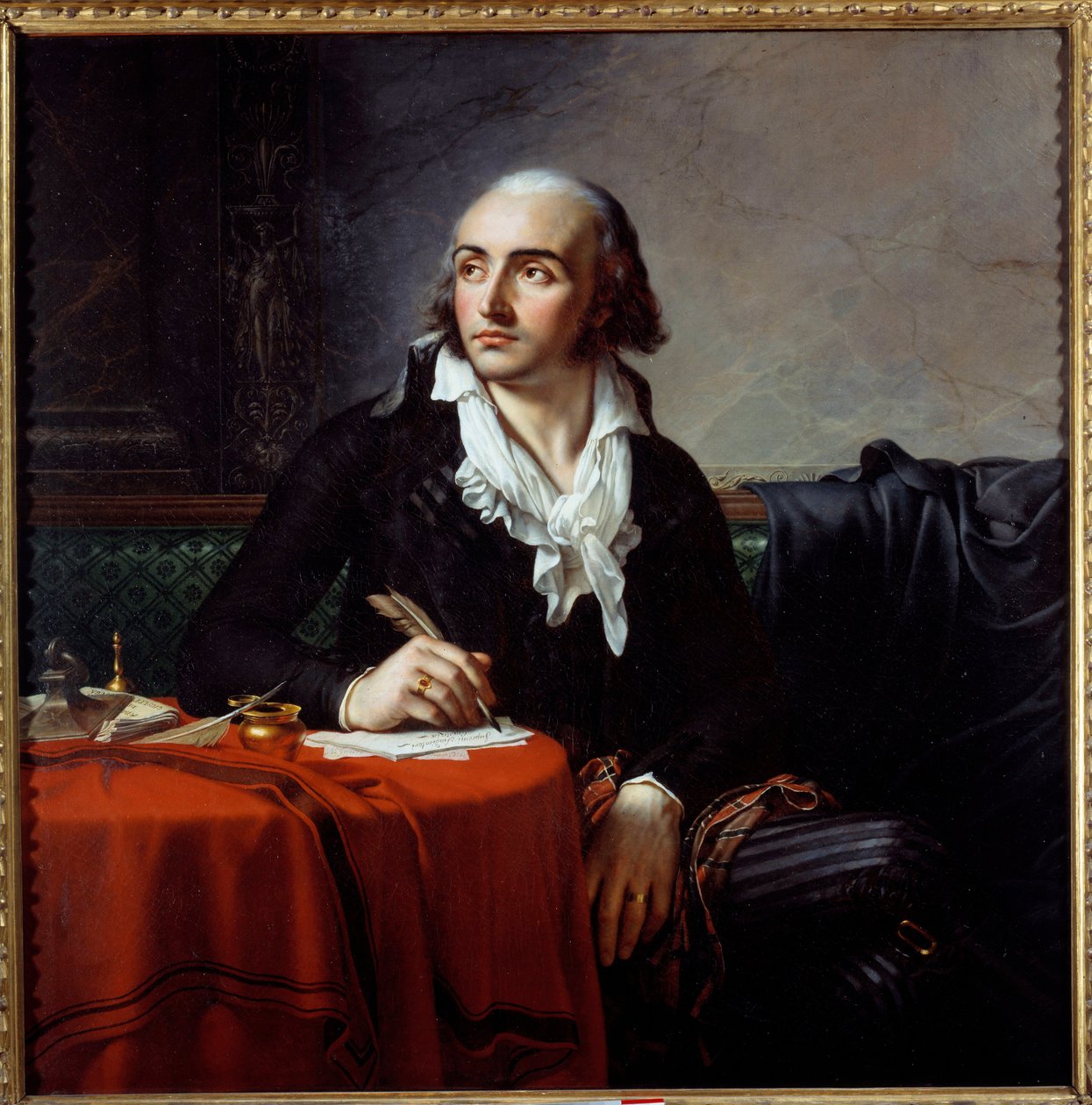 Giuseppe Fravega (1763-1833) olasz forradalmár portréja. Anne Louis Girodet de Roucy-Trioson festménye (Anne-Louis Girodet de Roucy Trioson alkotó: Anne Louis Girodet de Roucy Trioson