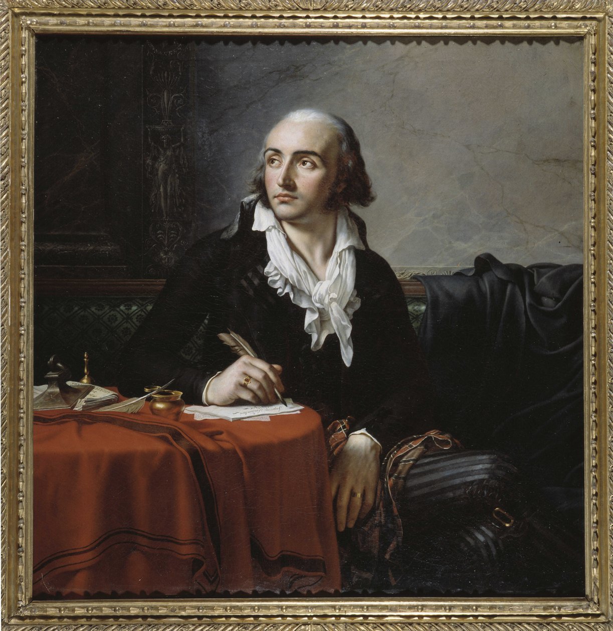 Giuseppe Fravega olasz forradalmár portréja alkotó: Anne Louis Girodet de Roucy Trioson