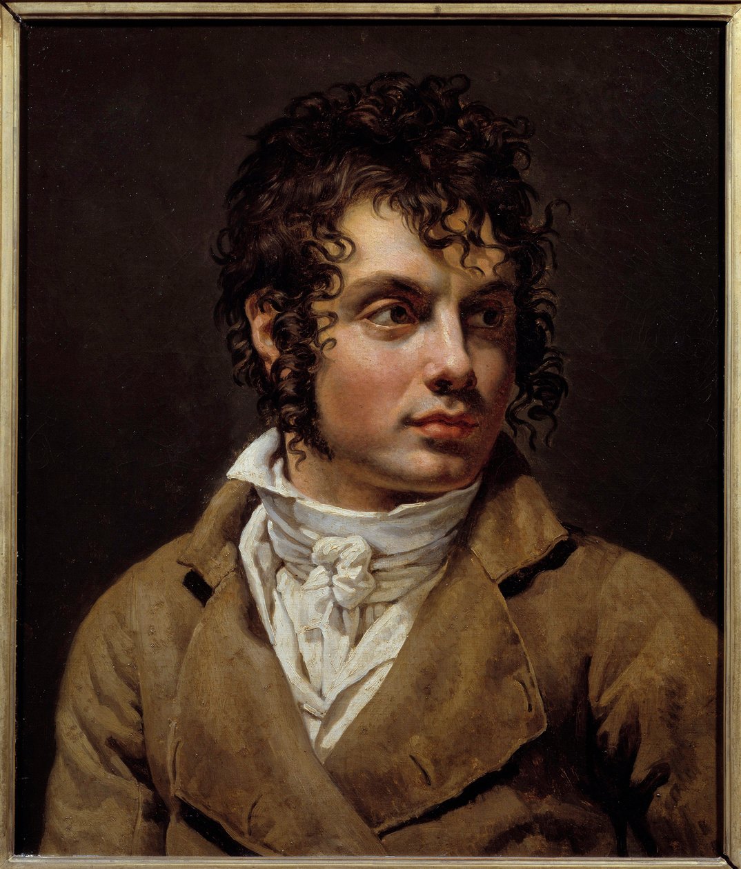 Férfi portréja Anne Louis Girodet de Roucy-Trioson festménye (Anne-Louis Girodet de Roucy Trioson alkotó: Anne Louis Girodet de Roucy Trioson
