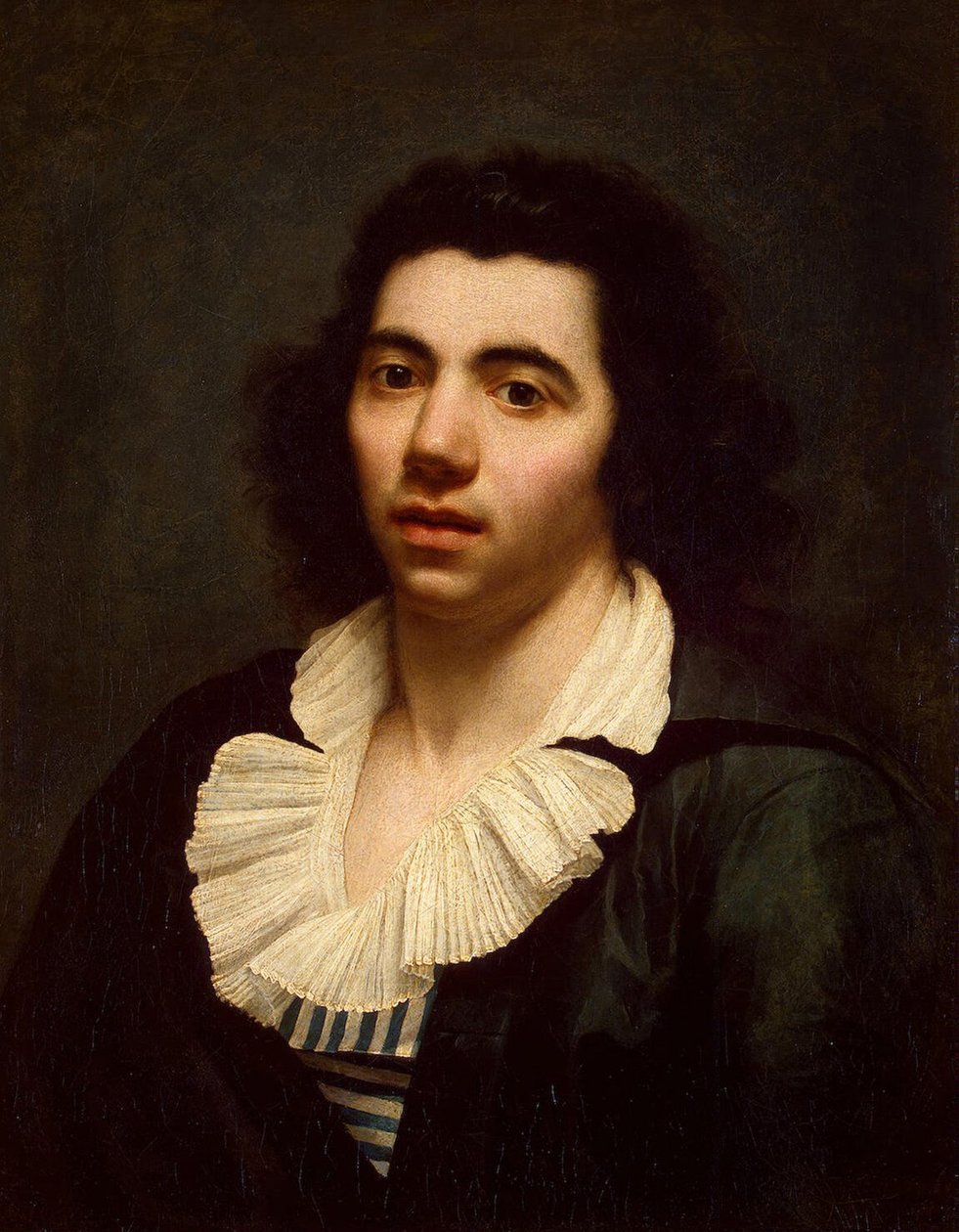 Önarckép, 19. század eleje. alkotó: Anne Louis Girodet de Roucy Trioson