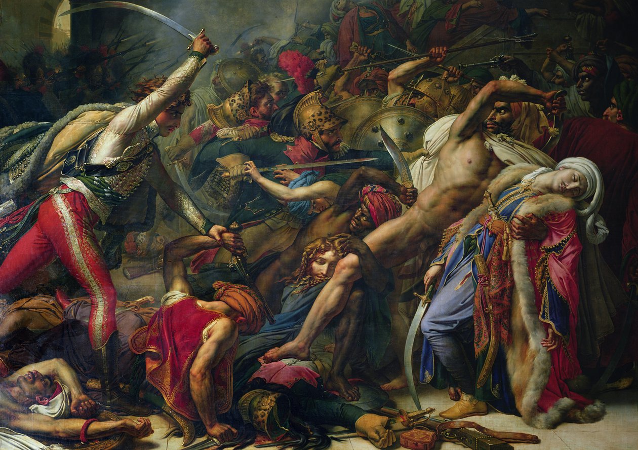 A kairói lázadás, 1798. október 21., 1810. (91913. részlet) alkotó: Anne Louis Girodet de Roucy Trioson