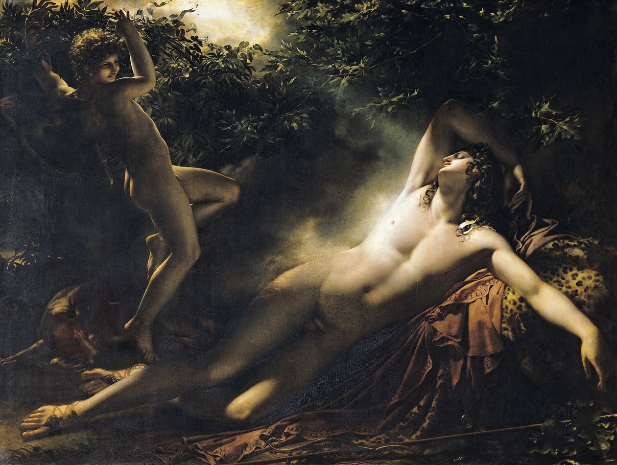 Endymion álma, 1791 (a másolatot lásd: 62246) alkotó: Anne Louis Girodet de Roucy Trioson