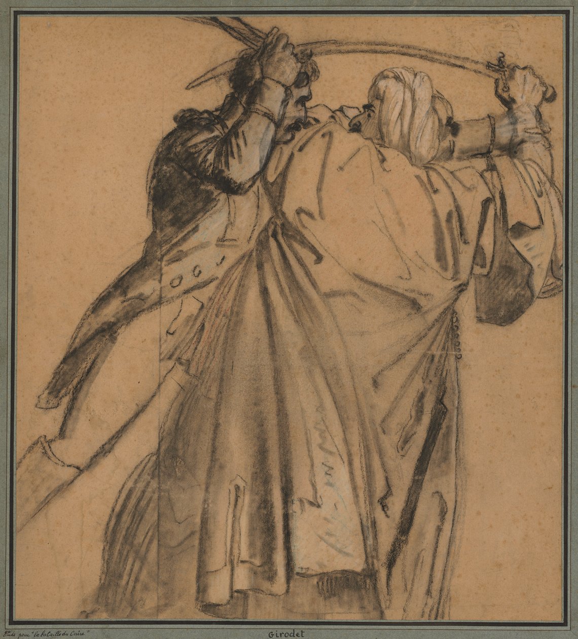 Két arab, a Kairói lázadás c. 1810. alkotó: Anne Louis Girodet de Roucy Trioson