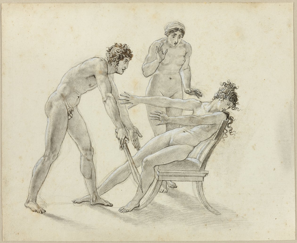 Hermione elutasítja Oresztest alkotó: Anne Louis Girodet de Roussy Trioson