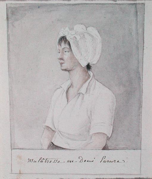 Mulatt lány alkotó: Anne Marguerite Hyde de Neuville