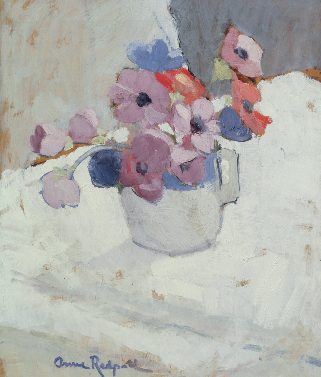 Kökörcsin, 1940 körül (olaj, panel) alkotó: Anne Redpath