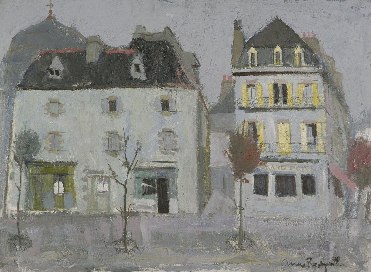 Házak, Concarneau alkotó: Anne Redpath