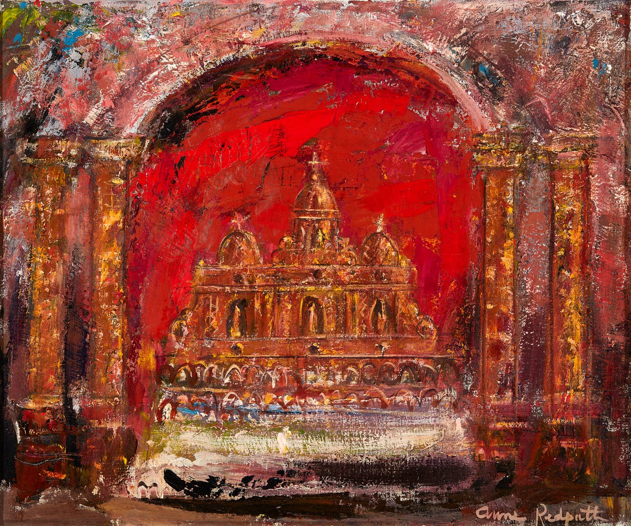 Egy templomban, Szent Pál (olaj, vászon) alkotó: Anne Redpath