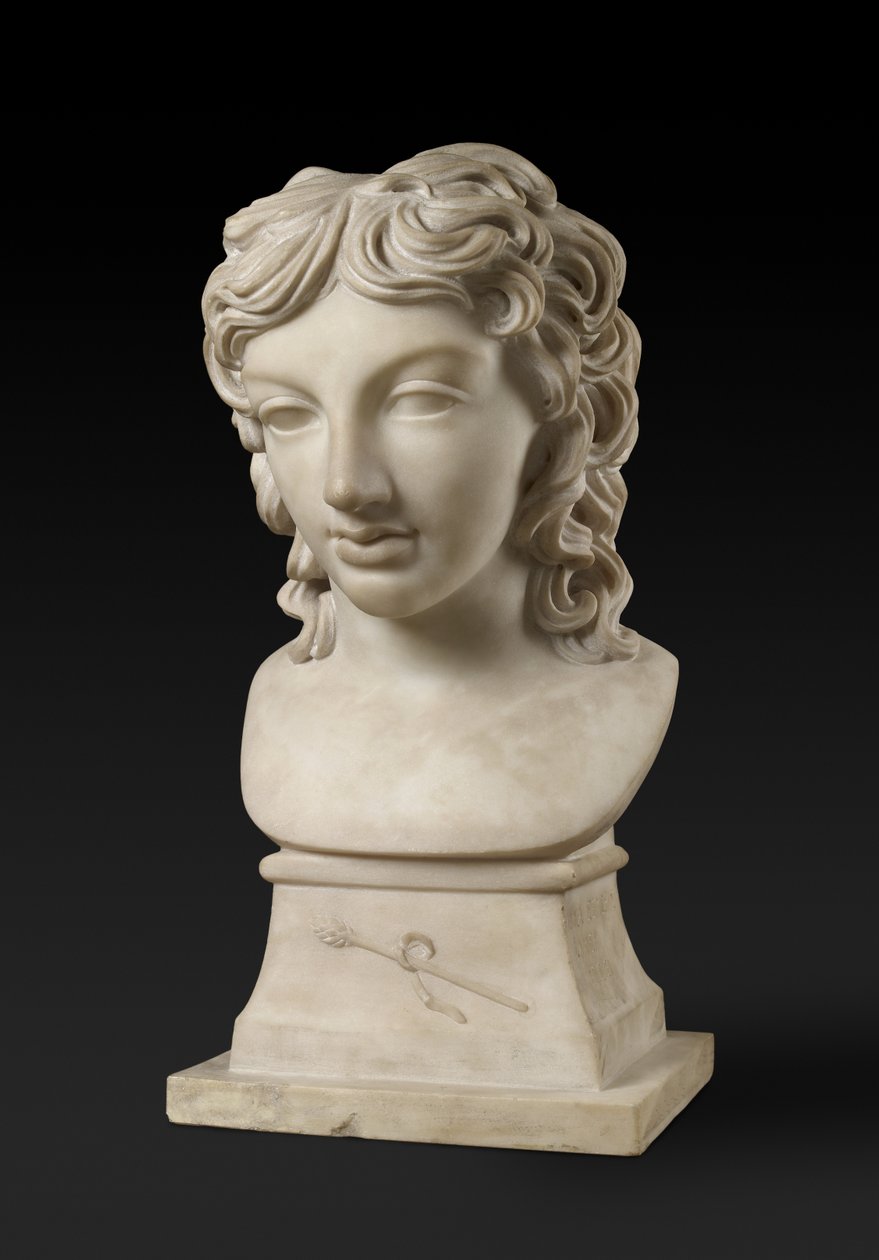 Henrik Lubomirski herceg mellképe Bacchus alakjában, c. 1787 (carrarai márvány) alkotó: Anne Seymour Damer