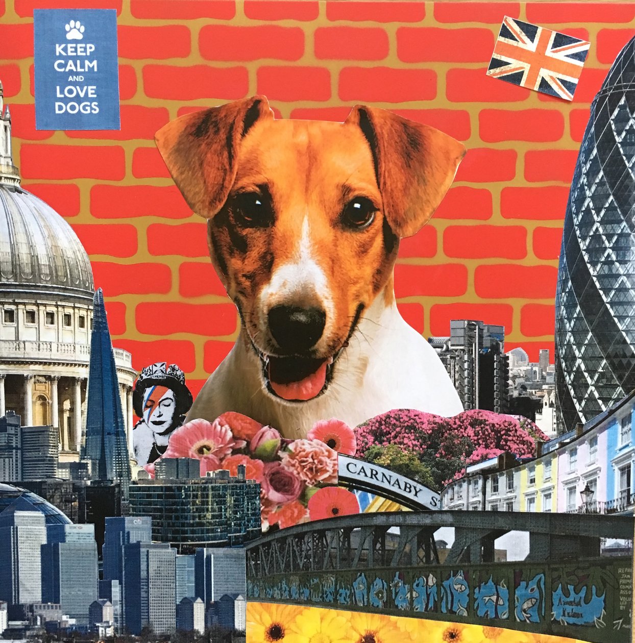 Jack Russel, 2015, Vegyes technika alkotó: Anne Storno