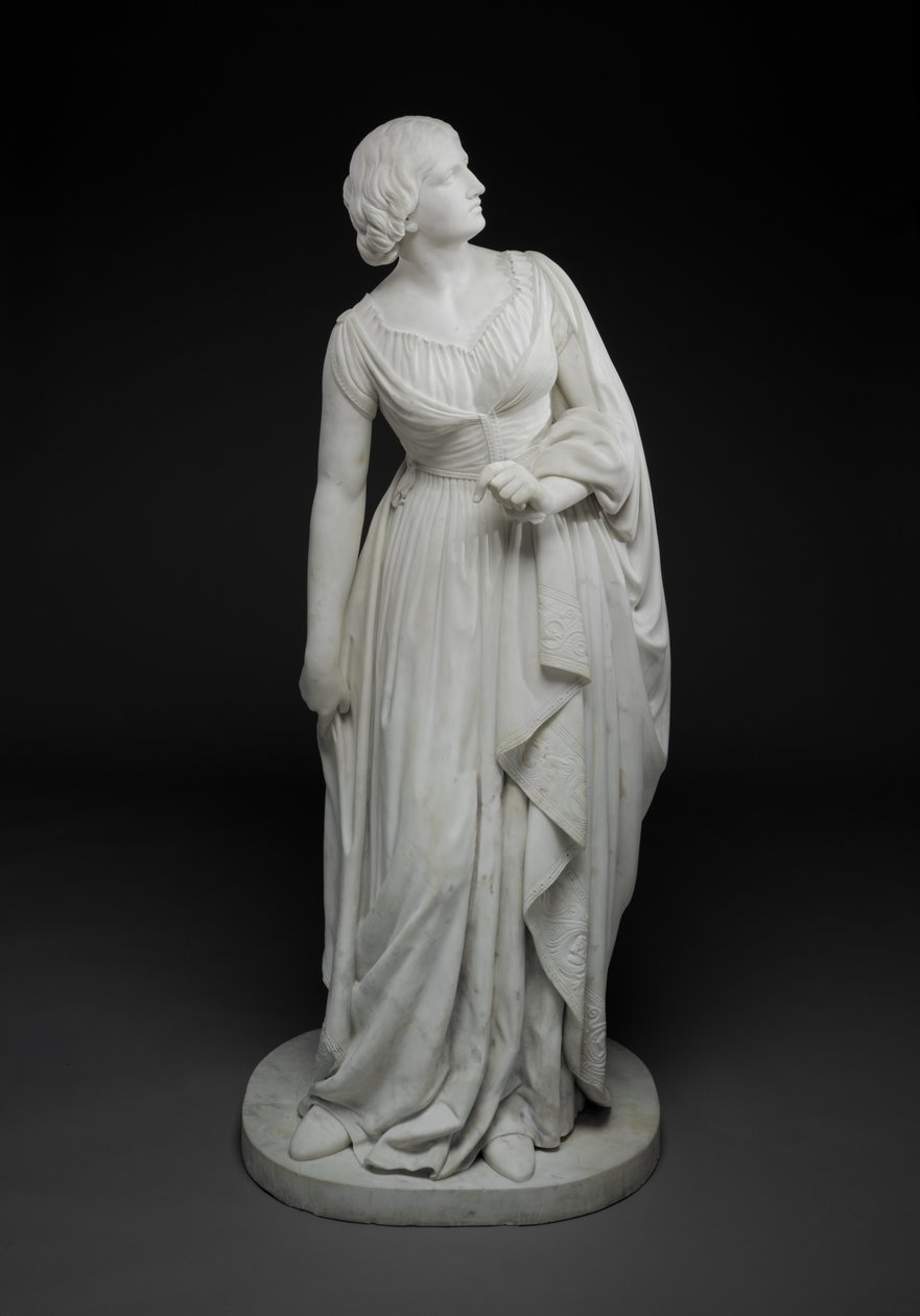 Lady Godiva, 1861-1864 körül (márvány) alkotó: Anne Whitney