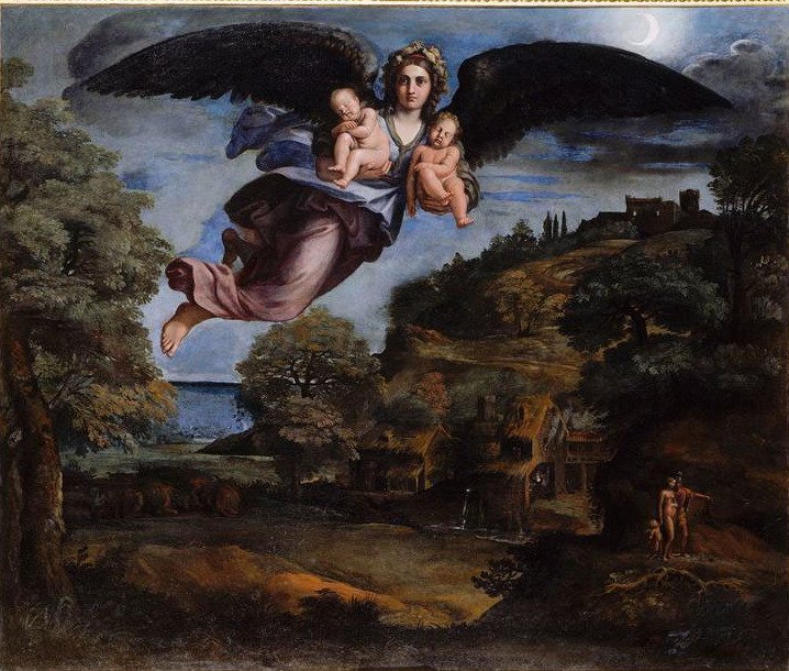 Az éjszaka allegóriája alkotó: Annibale Carracci