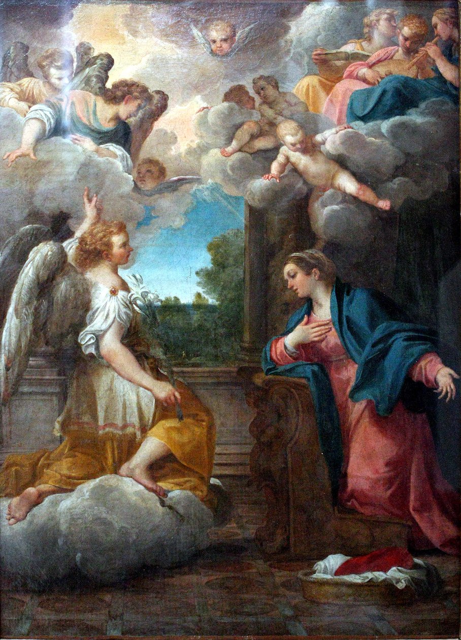 Angyali Üdvözlet alkotó: Annibale Carracci