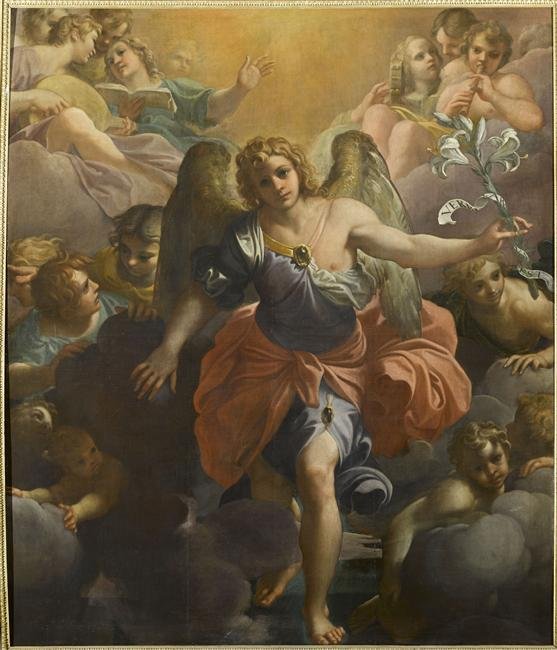 Gábriel arkangyal alkotó: Annibale Carracci