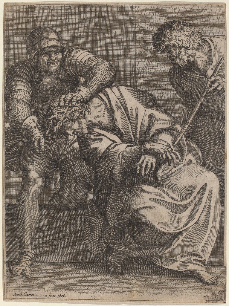 Tövis korona alkotó: Annibale Carracci
