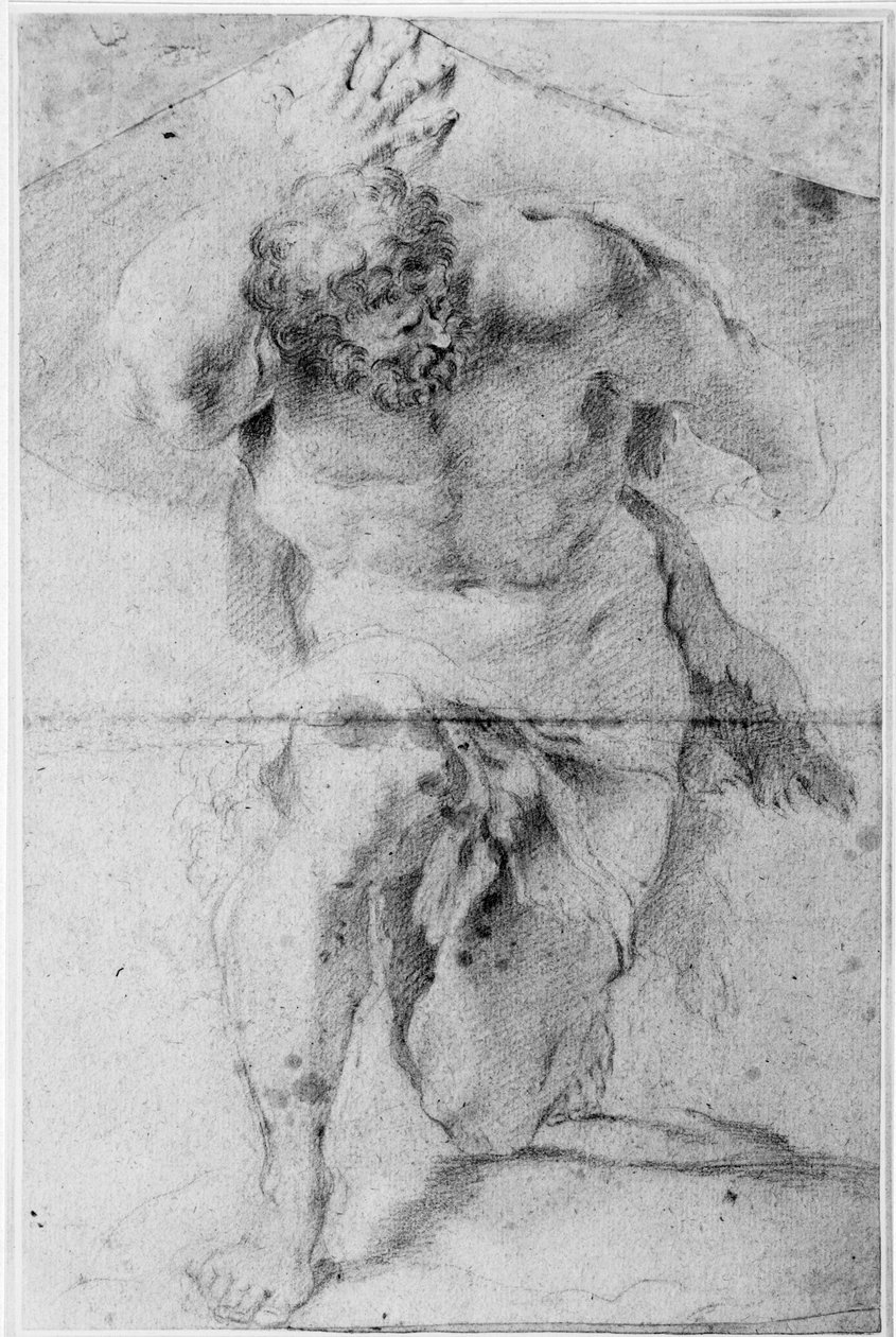 Herkules tartja a világot alkotó: Annibale Carracci