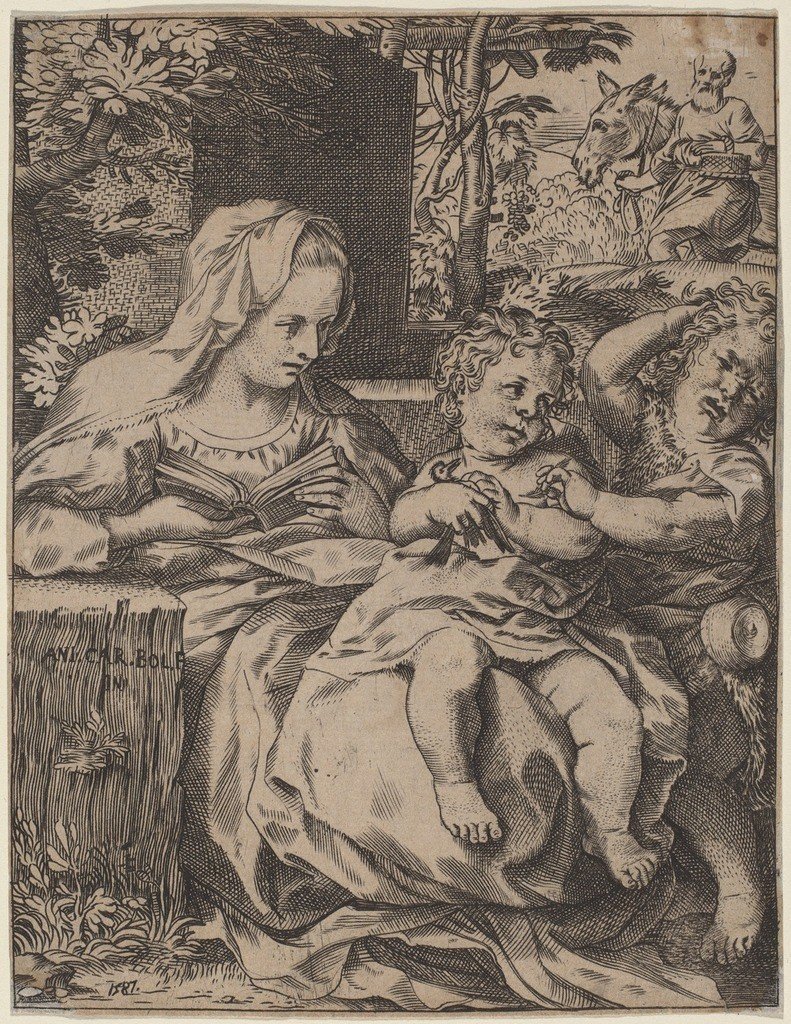 A fecske Madonna alkotó: Annibale Carracci