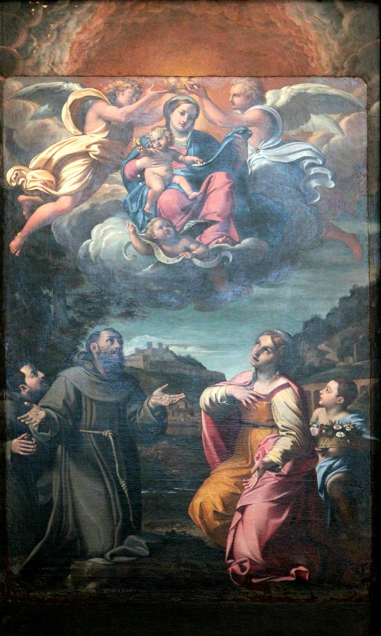 Madonna a szentekkel alkotó: Annibale Carracci