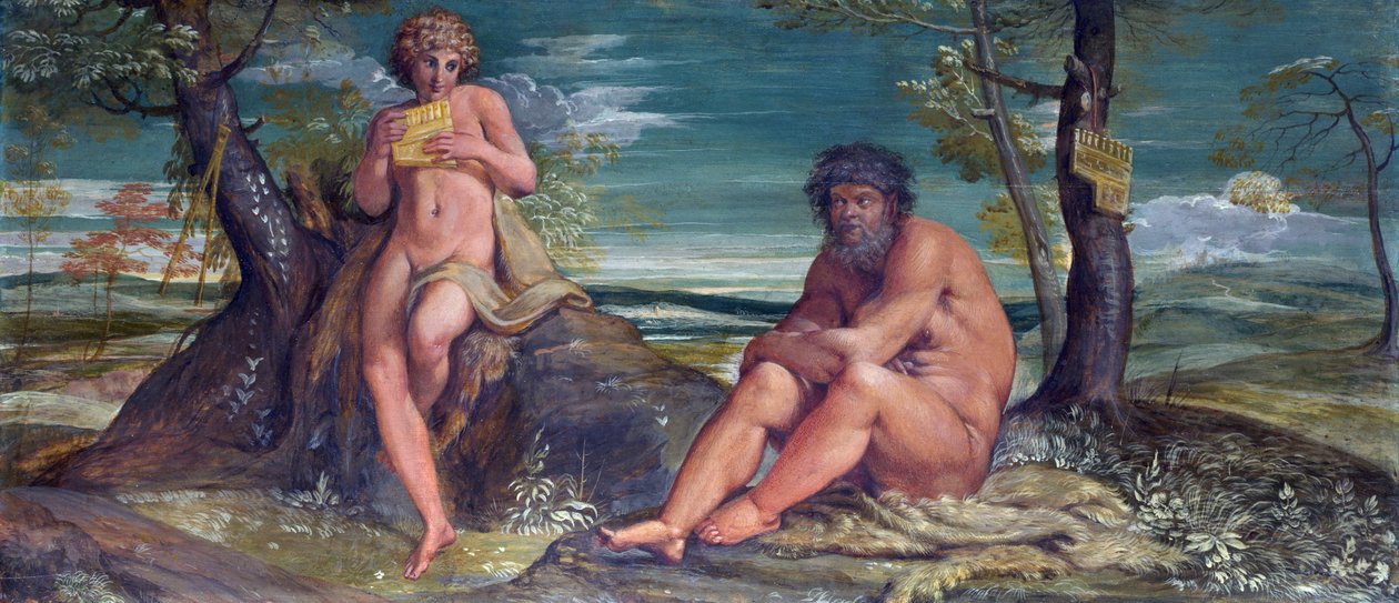 Marsyas és Olympus alkotó: Annibale Carracci