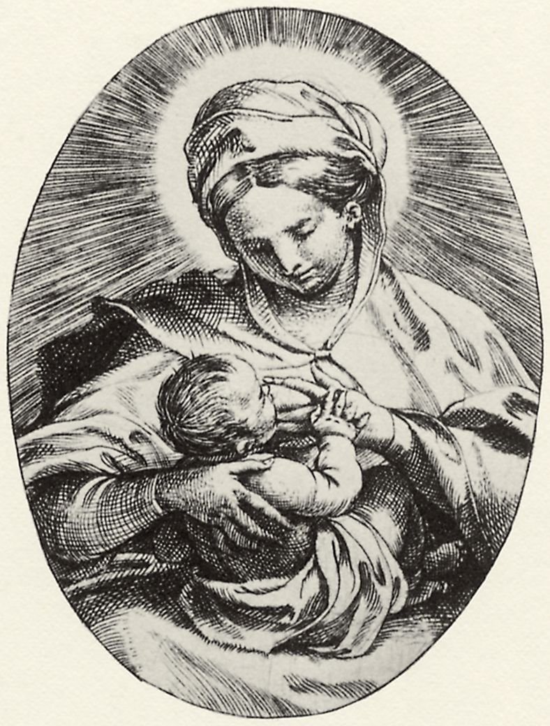 Ápoló Madonna alkotó: Annibale Carracci