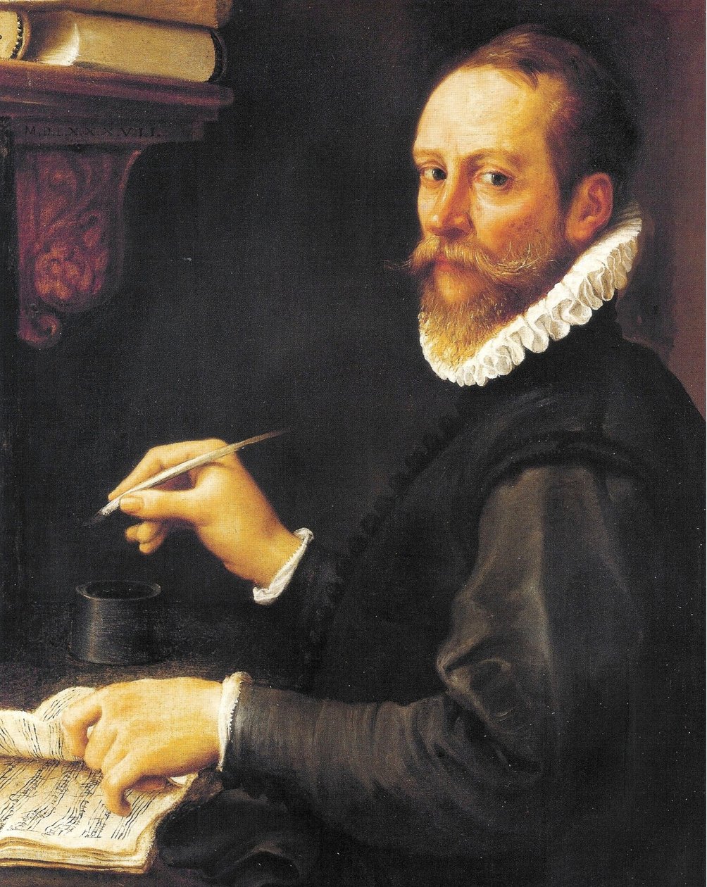 Egy zenész portréja Claudio Merulo feltételezett portréja alkotó: Annibale Carracci