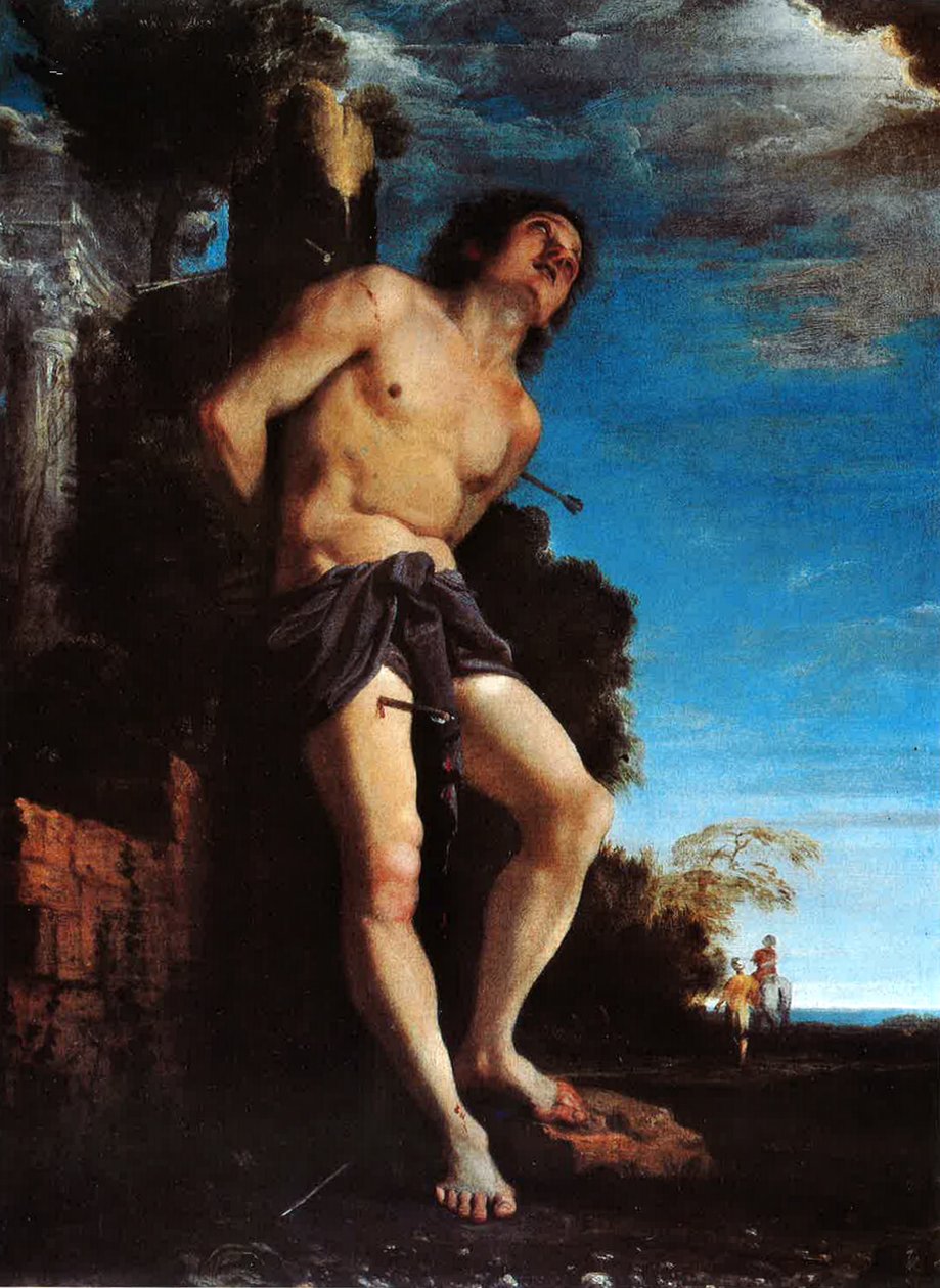 Szent Sebastian alkotó: Annibale Carracci