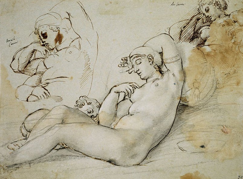 Alvó Vénusz alkotó: Annibale Carracci