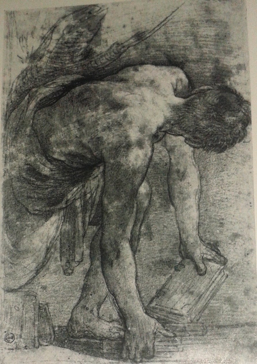 Tanulmány Magnani fríz ferskókhoz alkotó: Annibale Carracci