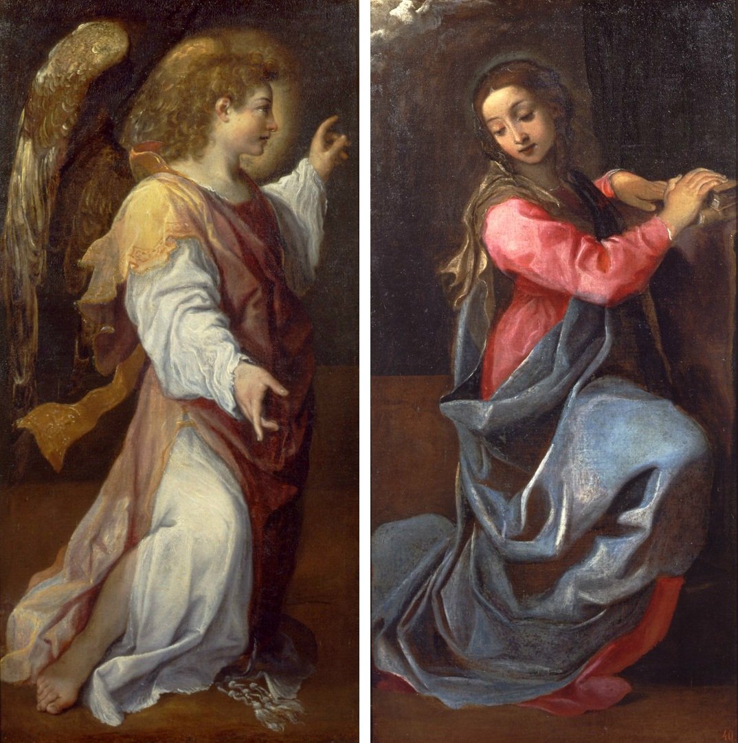 Az Angyali üdvözlet alkotó: Annibale Carracci