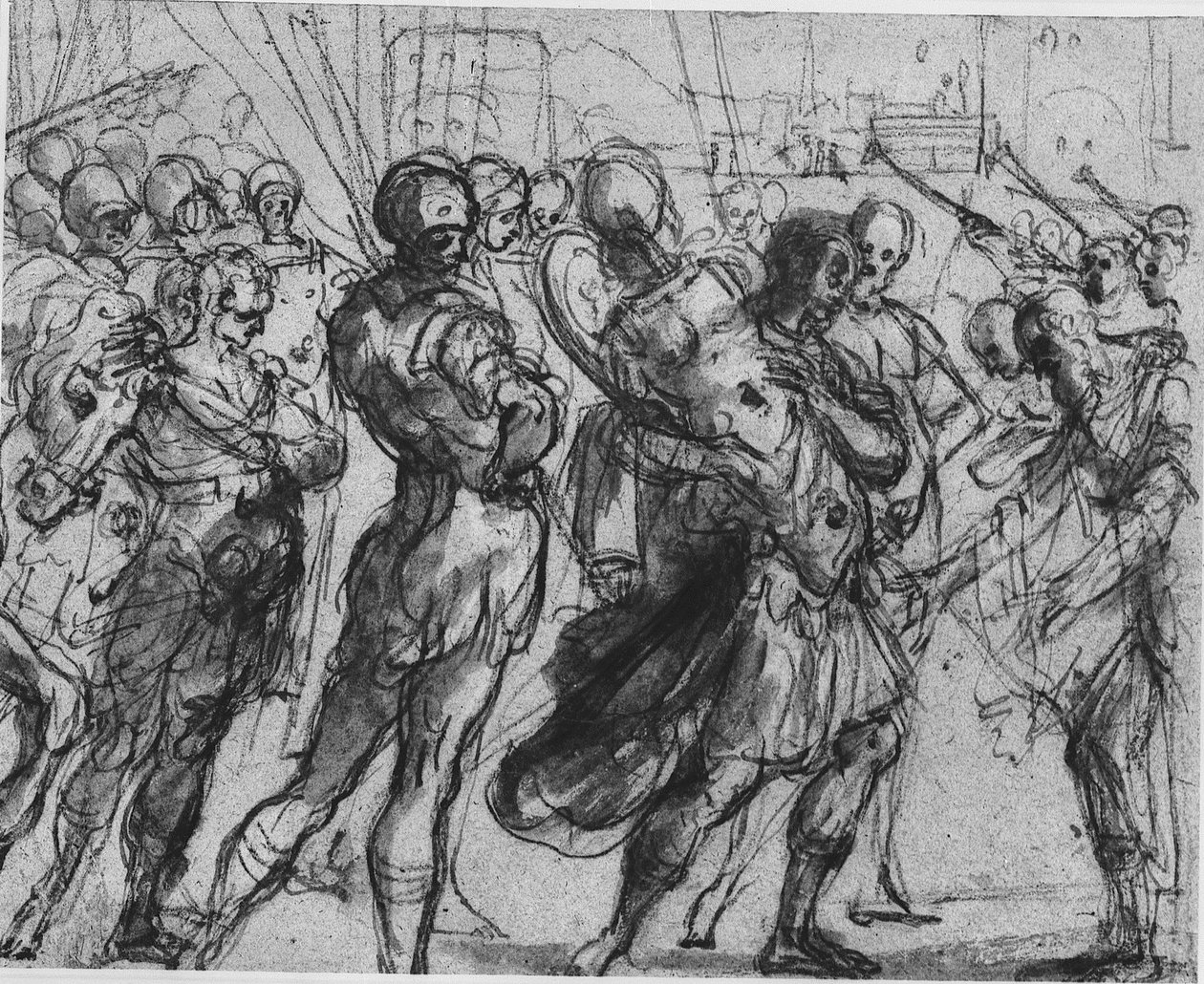 Romulus diadala Acron felett alkotó: Annibale Carracci