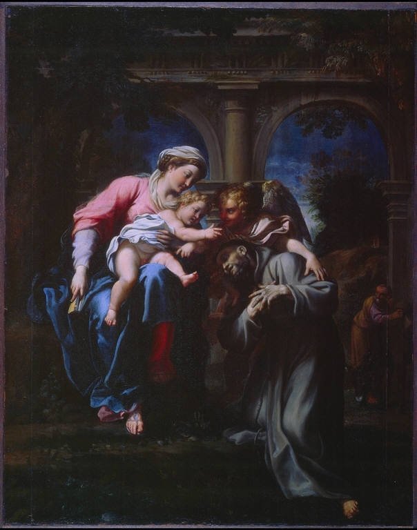 Szent Ferenc látomása alkotó: Annibale Carracci