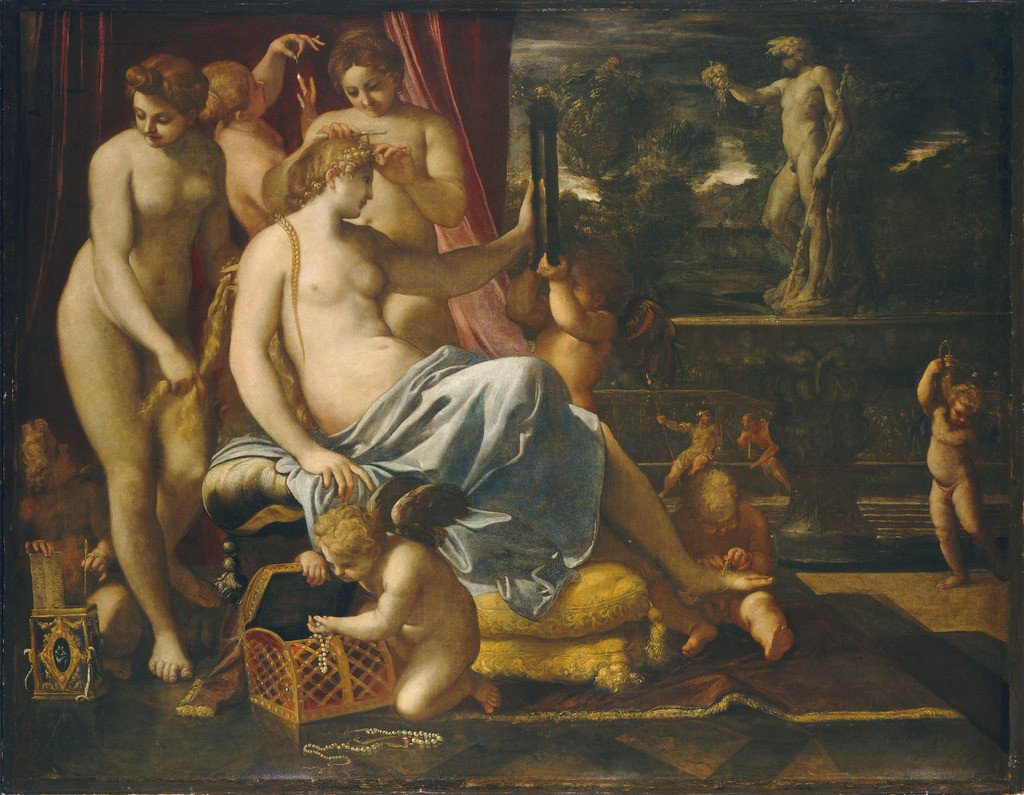 A Vénusz a kegyelmekkel díszített alkotó: Annibale Carracci