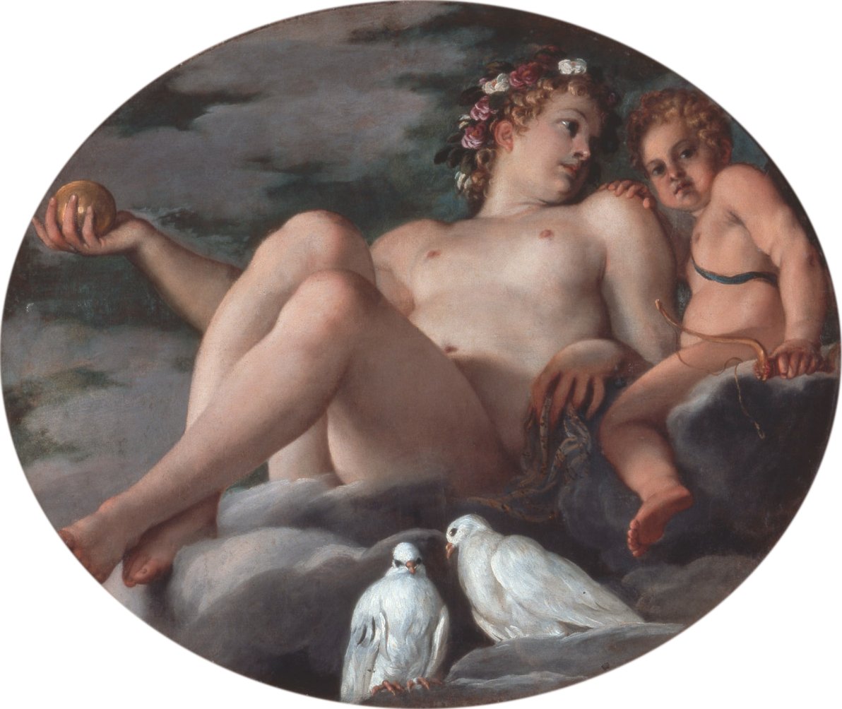 Vénusz és Ámor alkotó: Annibale Carracci