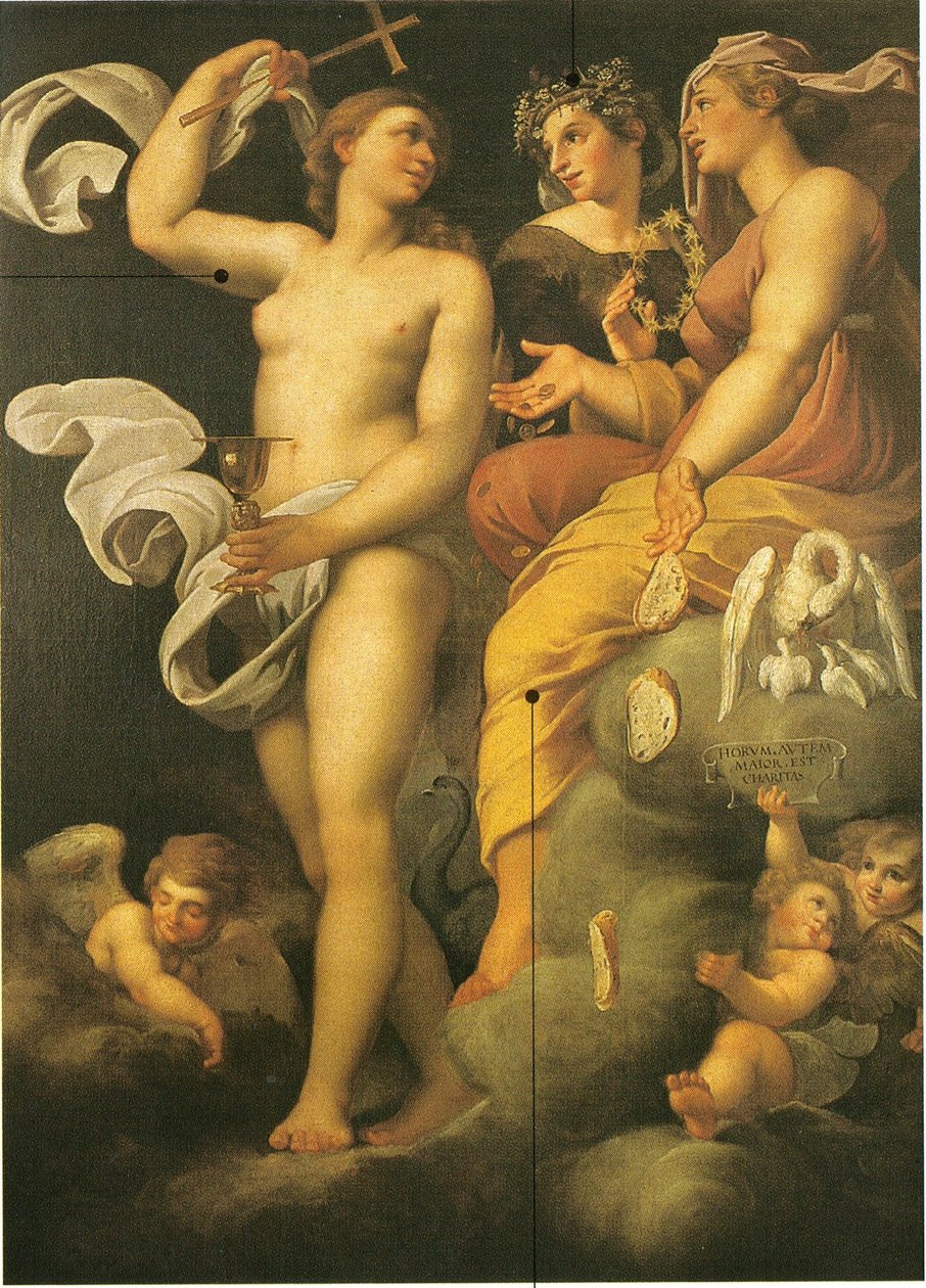 A teológiai erények allegóriája alkotó: Annibale Carracci