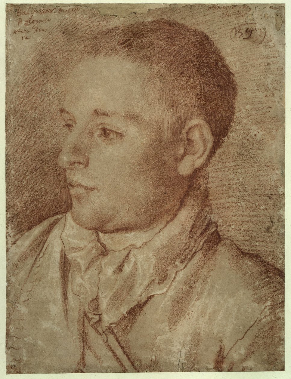 Carracci - Baldassare Aloisi, más néven Galanino portréja, 1589-1590 alkotó: Annibale Carracci