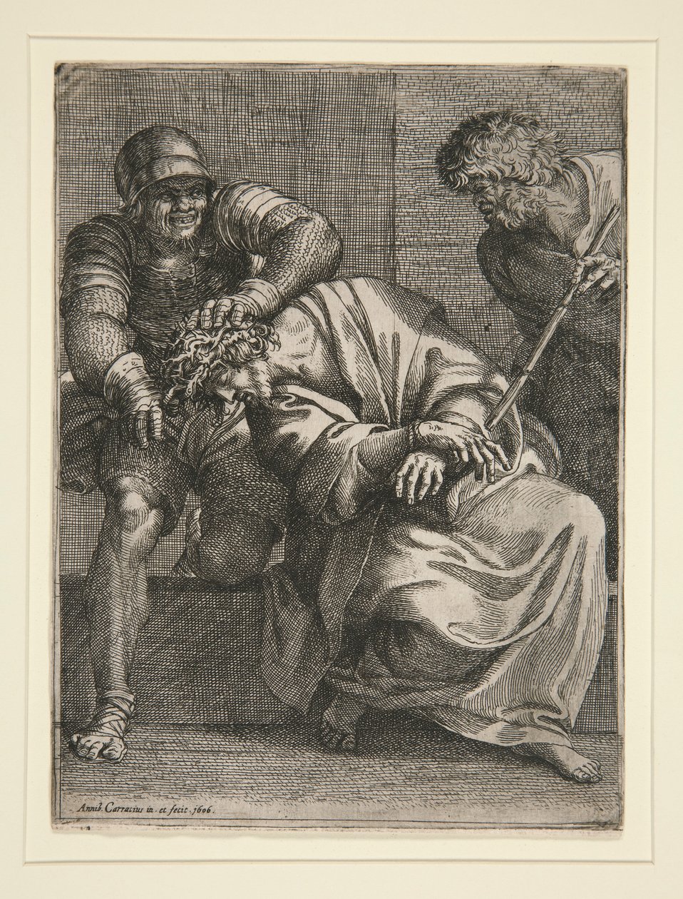 A tövissel megkoronázott Krisztus alkotó: Annibale Carracci