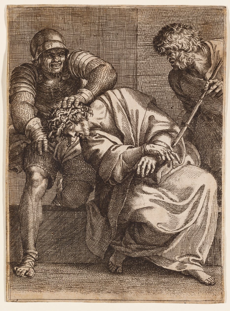Tövissel megkoronázott Krisztus alkotó: Annibale Carracci